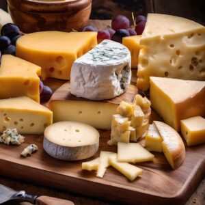 Plateau de fromages traditionnels - Fin de repas